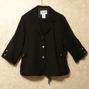 Plaza South two piece jacket/pants suit.